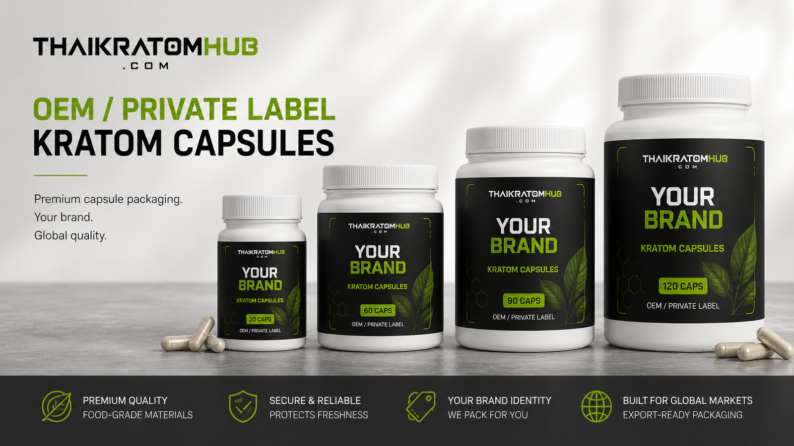 OEM kratom capsules